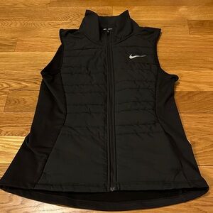 Nike Running Vest Women's Black Quilted like new size small